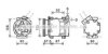 AVA QUALITY COOLING RTK619 Compressor, air conditioning